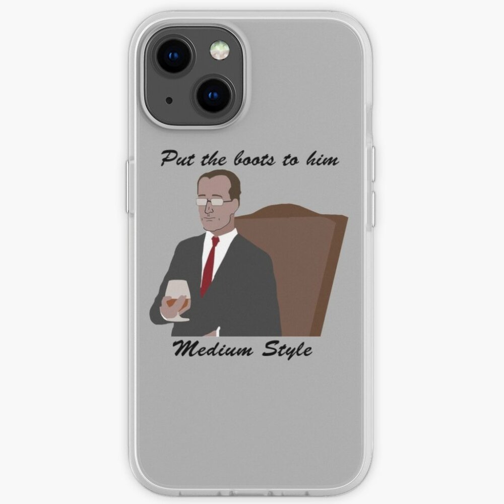 Put the Boots to him, Medium Style iPhone Case